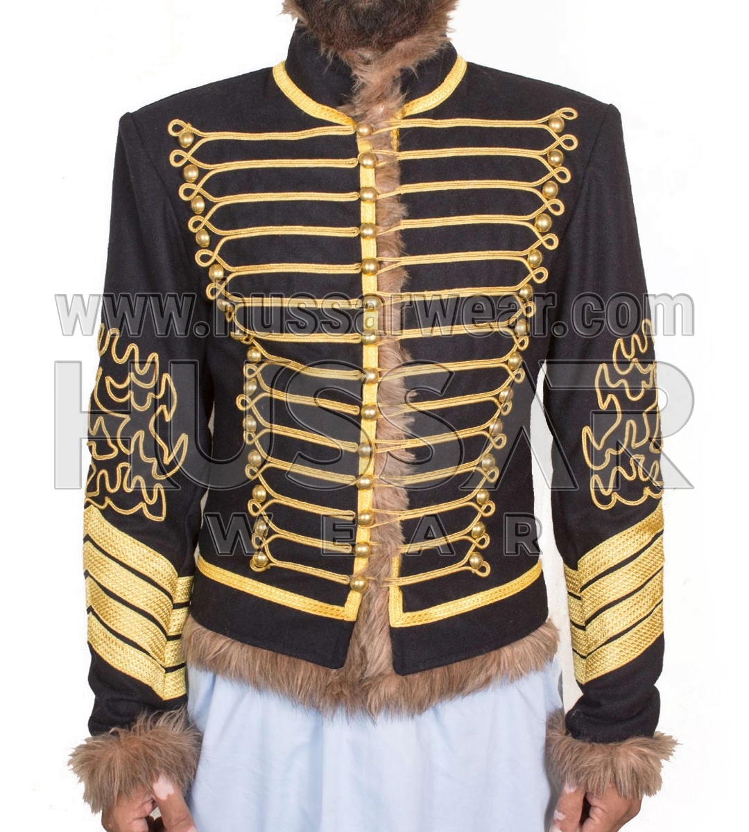 Buy Military Napoleonic Military Hussars Officer Style Tunic Pelisse Jimi Hendrix Jacket - Hussar Jackets